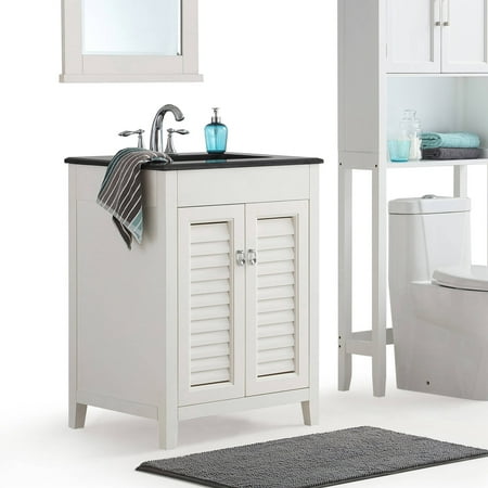 24 bathroom vanity with granite top vessel sink simpli home adele 24 24 bathroom vanity with granite top vessel sink simpli home adele 24